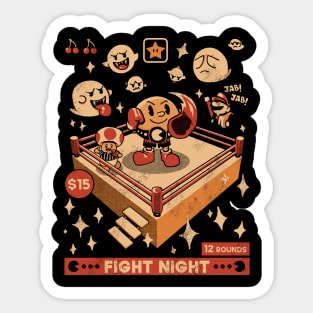 Retro Arcade Showdown Sticker